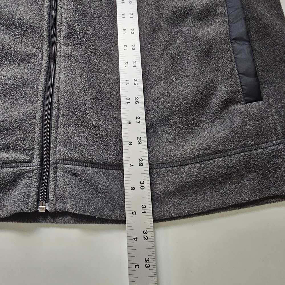 Nautica Mens XXL Gray Fleece Jacket Full Zip Pockets Classic Casual Coat - Picture 9 of 11